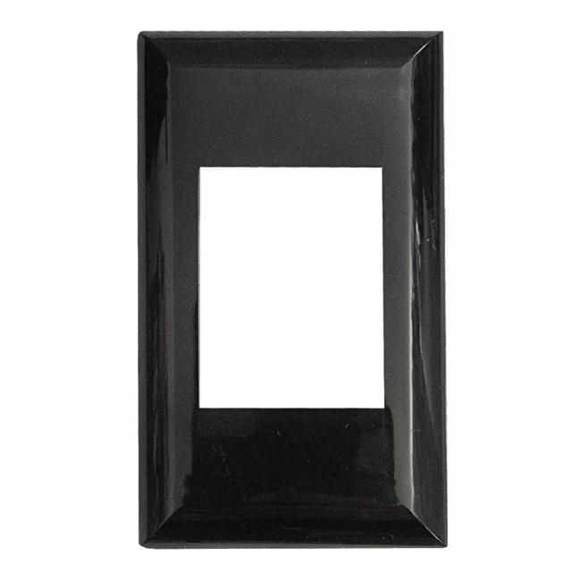 Classic Series 1 Gang Black Replacement Cover