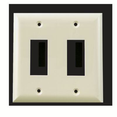 Genesis 2 Button  / Eclipse 2 Gang Almond Replacement Cover