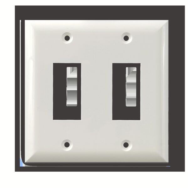 Genesis 2 Button  / Eclipse 2 Gang White Replacement Cover