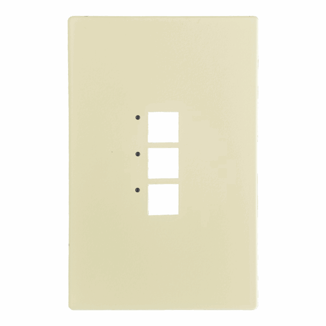 Mystique Series 3 Button/3 LED Almond Replacement Cover