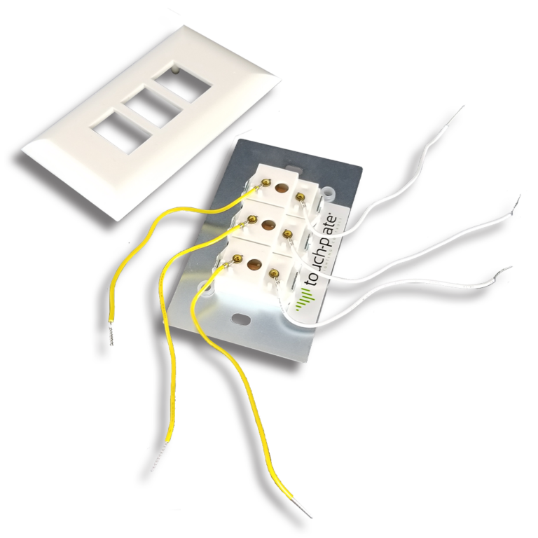 5000 Series 3 Button White Wall Switch - Image 7