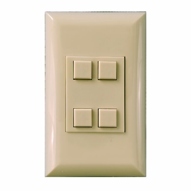 Classic Series 04 Button Ivory Wall Switch
