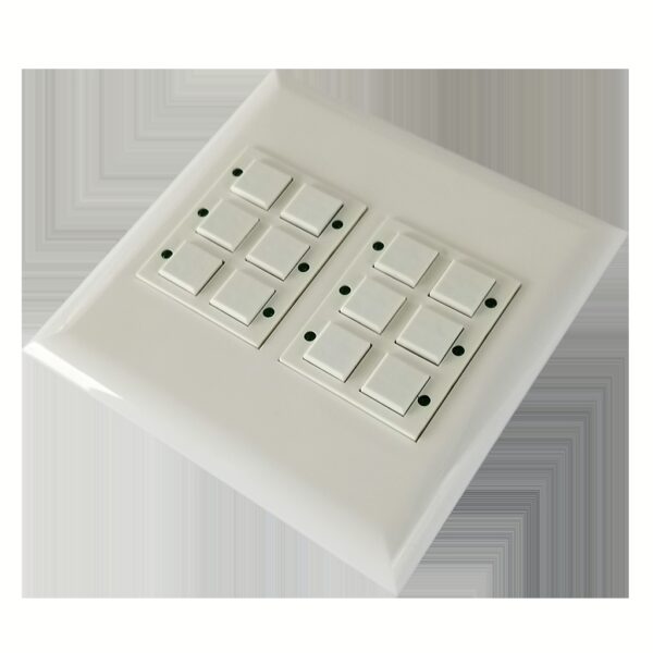 Classic Series 04 Button White w/ Green LED Wall Switch - Image 7
