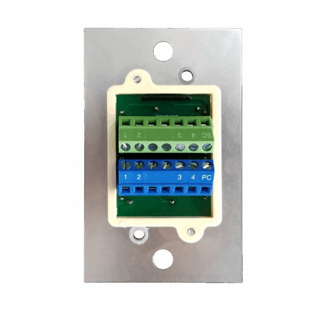 Classic Series 06 Button White w/ Red LED Wall Switch - Touch