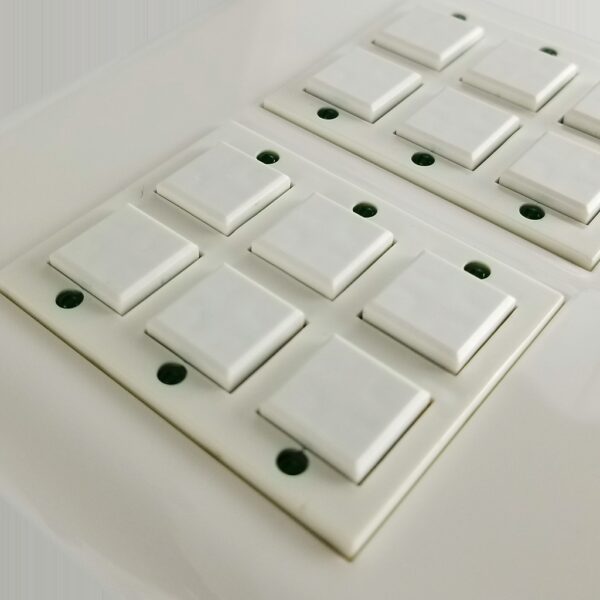 Classic Series 04 Button White w/ Green LED Wall Switch - Image 6