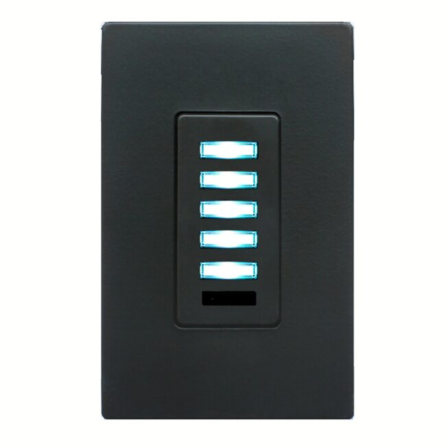 Consensio 5 Button Black BACnet Digital Control Station