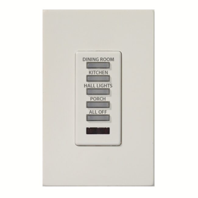 Consensio 5 Button Black BACnet Digital Control Station - Image 2