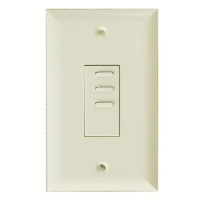 Eclipse Series 3 Button Almond Wall Switch