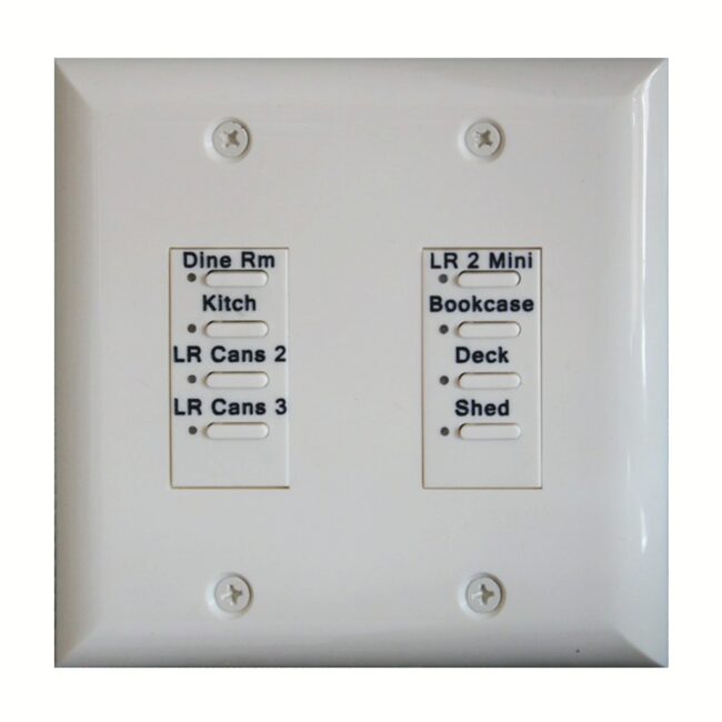 Eclipse Series 3 Button Almond Wall Switch - Image 3