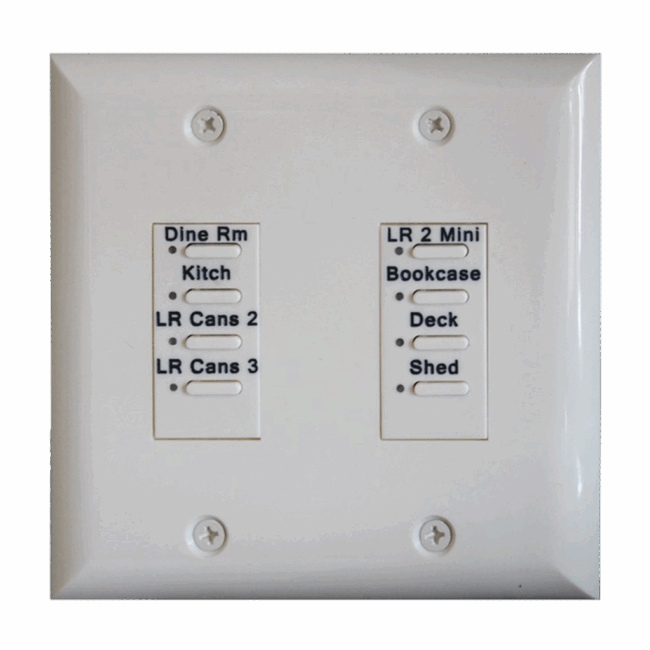 Eclipse Series 2 Button/2 Gang Almond Wall Switch - Image 3