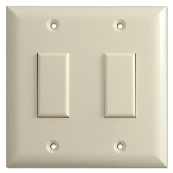 Genesis Series 2 Button Almond Wall Switch