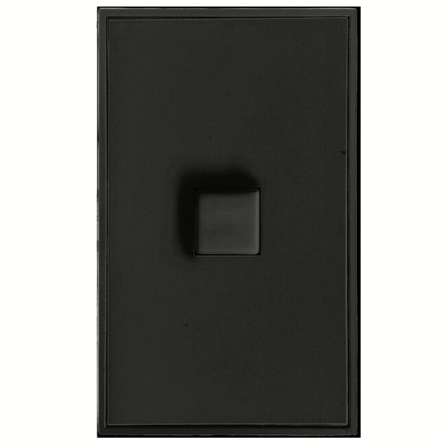 Royal Series 1 Button Black Wall Switch