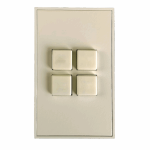 Royal Series 4 Button Ivory Wall Switch
