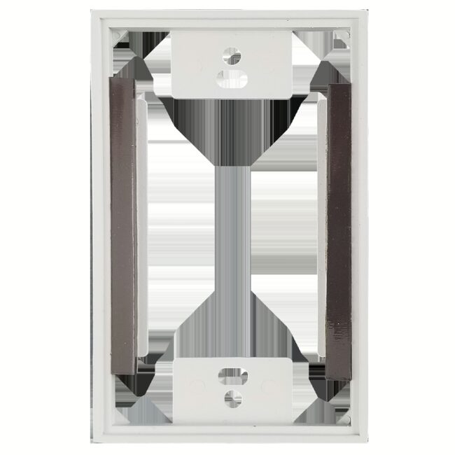 Royal Series 1 Button White w/ Blue LED Wall Switch - Image 3