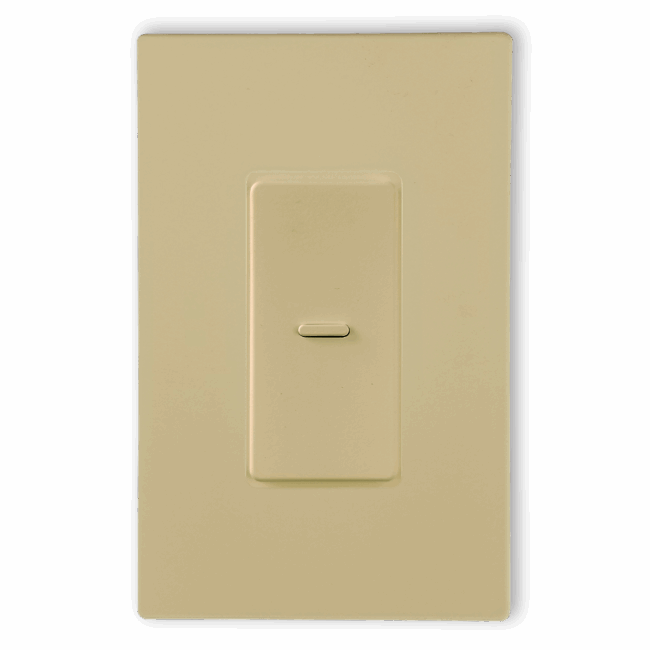 Ultra Series 01 Button Ivory Analog Wall Switch