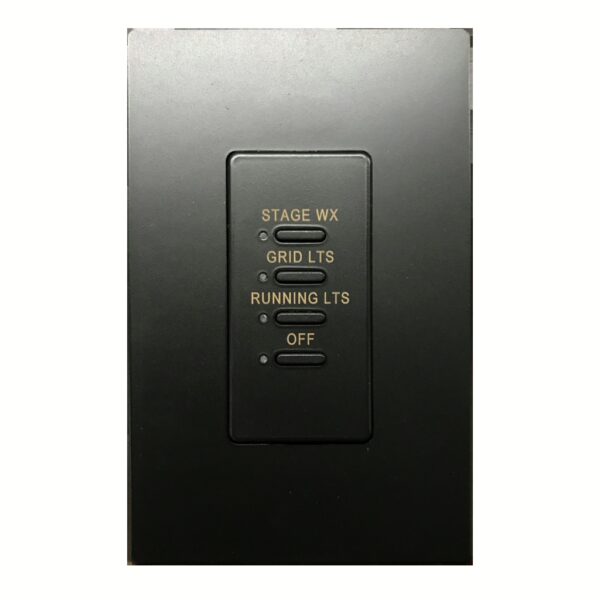 Ultra Series 04 Button/2 Gang Almond w/ Green LED Analog Wall Switch - Image 3