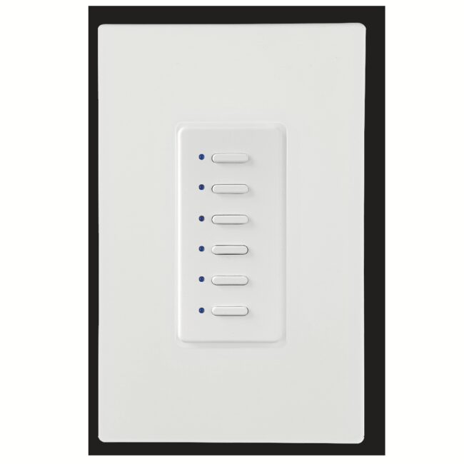 Ultra 6 Button White BACnet Digital Control Station