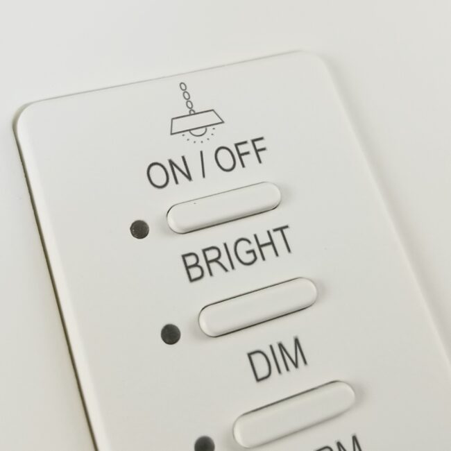 Ultra 4 Button White 5-Wire Digital Control Station - Image 3