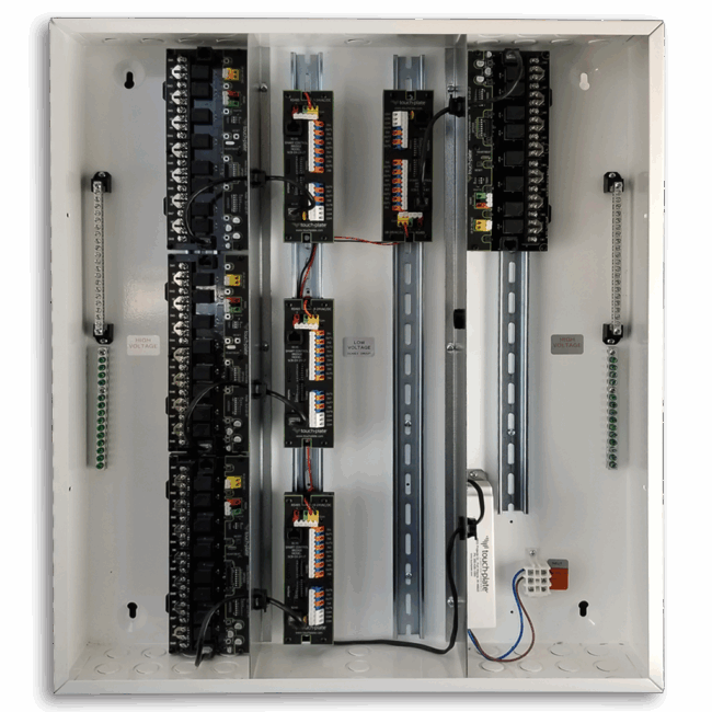 DMX <BR> Soluxe Universal Contact Closure Programmable 32 Relay Panel